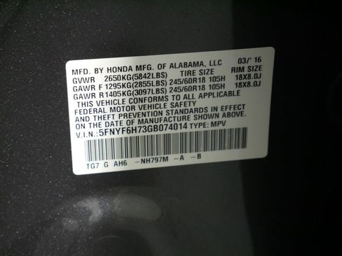 Used 2016 Honda Pilot EX-L image 17