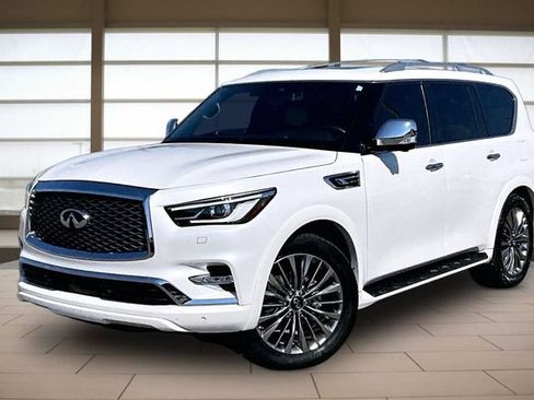 Used 2021 INFINITI QX80 Sensory w/ Cargo Package AWD/4WD image 1
