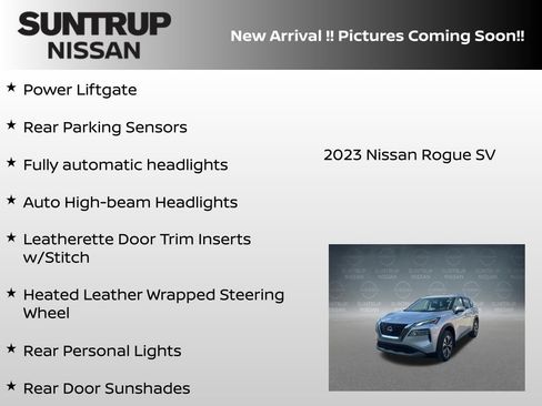 Certified 2023 Nissan Rogue SV w/ SV Premium B Package FWD image 12