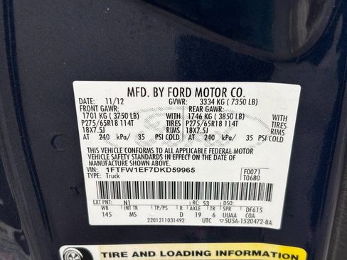 Used 2013 Ford F150 XLT w/ Luxury Equipment Group image 23