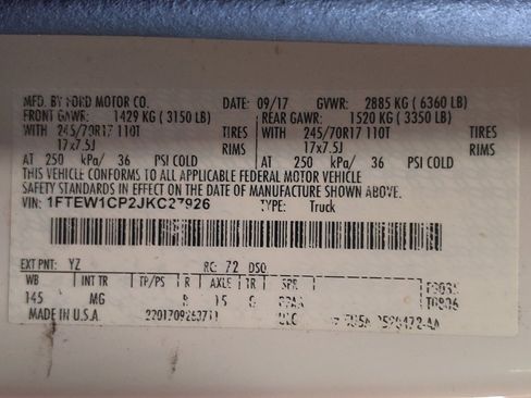 Used 2018 Ford F150 XLT RWD image 33