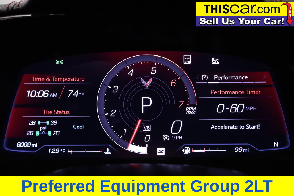 Used 2022 Chevrolet Corvette Stingray Preferred Cpe w/ Z51 Performance Package RWD image 18