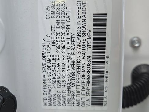 Used 2025 Honda Passport EX-L image 30