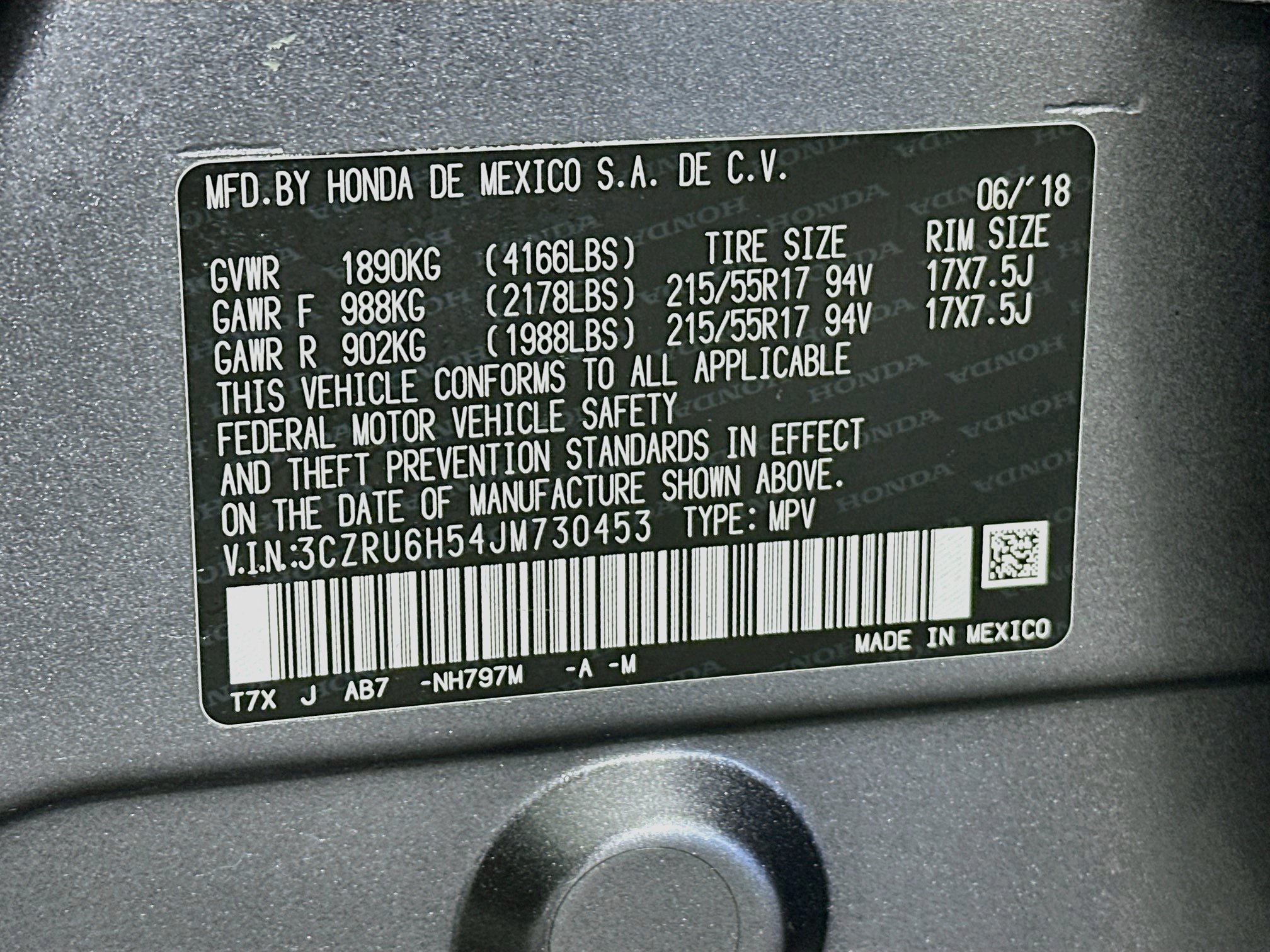 Used 2018 Honda HR-V EX image 12