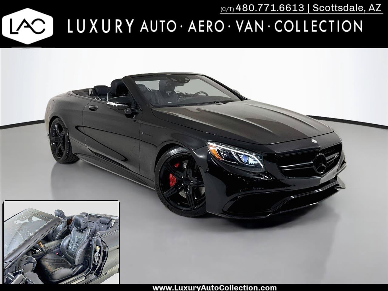 Used 2017 Mercedes-Benz S 63 AMG 4MATIC Cabriolet image 1