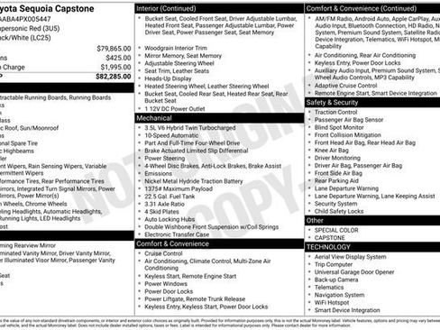 Used 2023 Toyota Sequoia Capstone AWD/4WD image 24