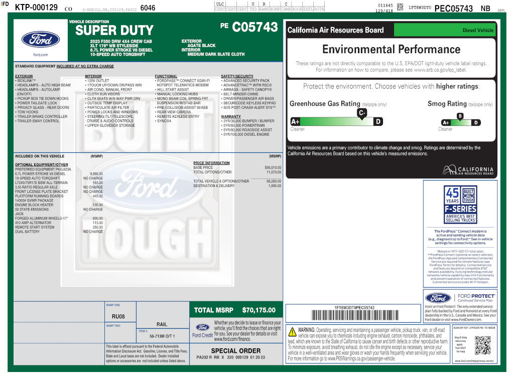 Used 2023 Ford F350 XLT AWD/4WD image 4