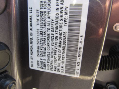Certified 2020 Honda Passport EX-L image 31