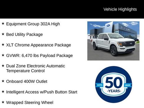 Used 2023 Ford F150 XLT w/ Equipment Group 302A High image 7