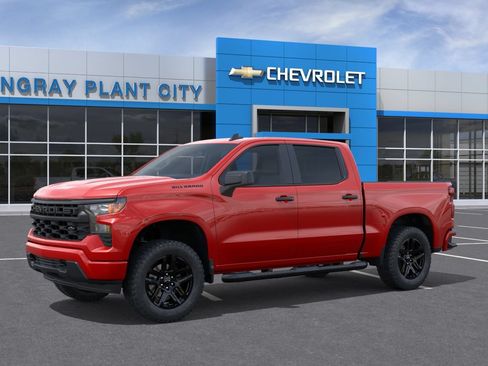 New 2026 Chevrolet Silverado 1500 Custom w/ Turbomax Blackout Package RWD image 2