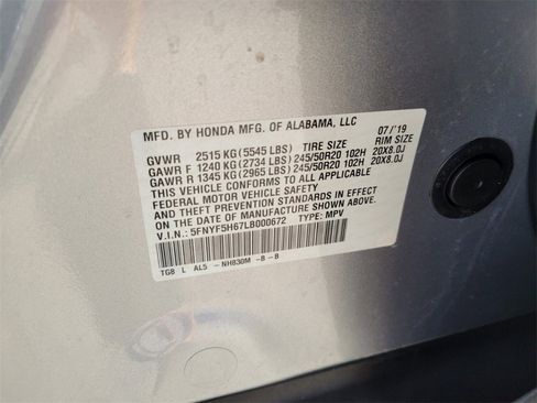 Used 2020 Honda Pilot Touring image 24