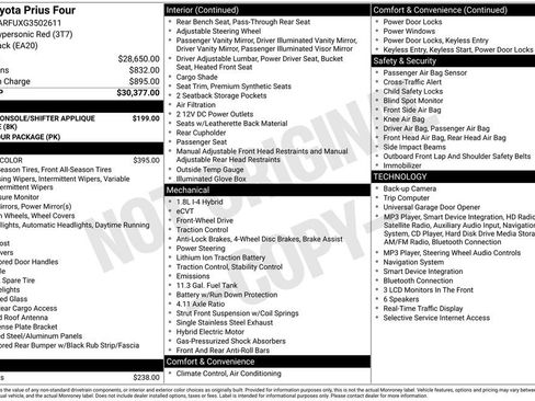 Used 2016 Toyota Prius Four FWD image 9