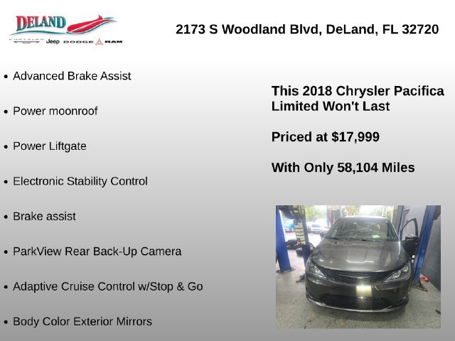 Used 2018 Chrysler Pacifica Limited w/ Advanced Safetytec Group FWD image 22
