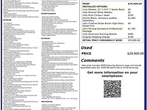Used 2021 BMW X7 xDrive40i AWD/4WD image 3