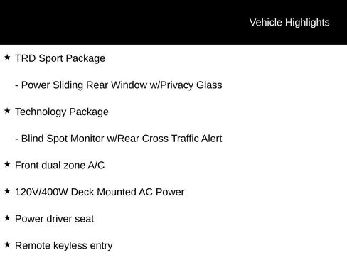 Certified 2021 Toyota Tacoma TRD Sport w/ Technology Package image 17