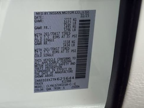 New 2026 Nissan Frontier PRO-4X image 30