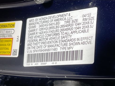 Used 2022 Honda Passport Elite image 32