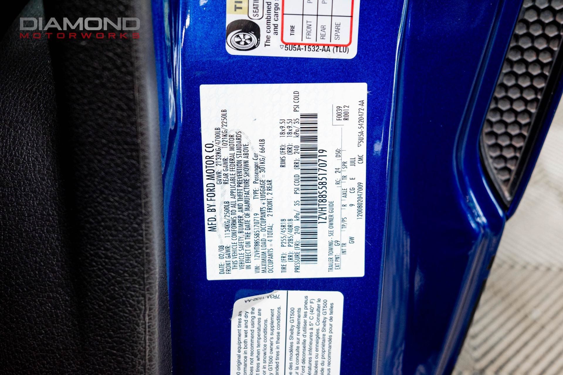 Used 2008 Ford Mustang Shelby GT500 RWD image 86