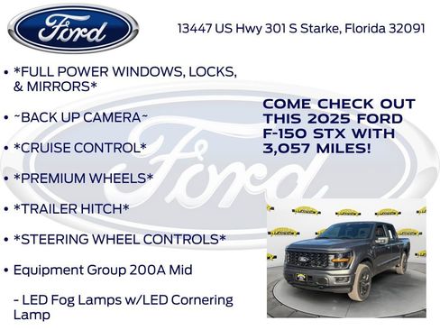 New 2025 Ford F150 STX w/ Equipment Group 200A image 10