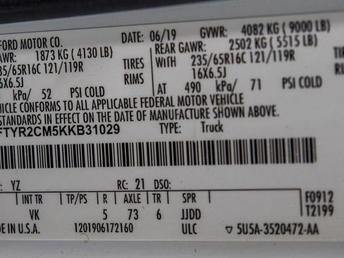 Used 2019 Ford Transit 250 148 Medium Roof image 23