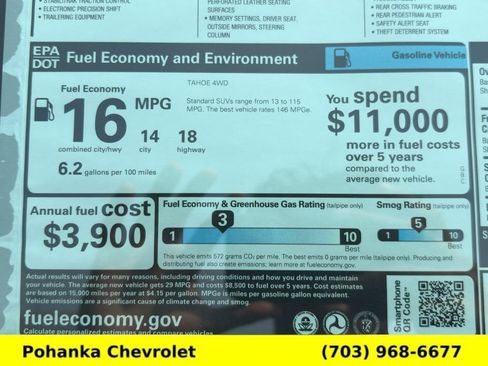 New 2026 Chevrolet Tahoe High Country AWD/4WD image 37