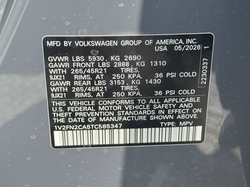 New 2026 Volkswagen Atlas SEL Premium R-Line AWD/4WD image 32
