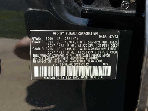 Certified 2023 Subaru Ascent Onyx Edition AWD/4WD image 30