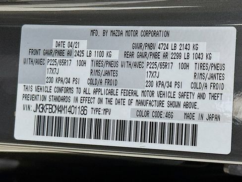 Used 2021 MAZDA CX-5 Touring w/ Touring Preferred SV Package image 40