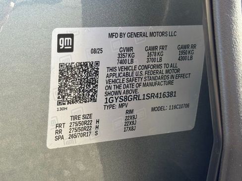 New 2025 Cadillac Escalade Sport Platinum w/ LPO, ONYX Package image 21