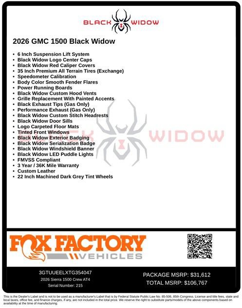 New 2026 GMC Sierra 1500 AT4 w/ AT4 Premium Package AWD/4WD image 3
