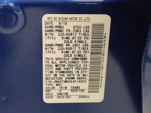 Used 2020 Nissan Rogue SV image 33