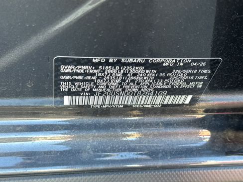 New 2026 Subaru Crosstrek 2.5i Limited AWD/4WD image 31