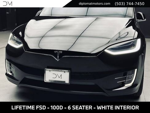 Used 2019 Tesla Model X 75D AWD/4WD image 14