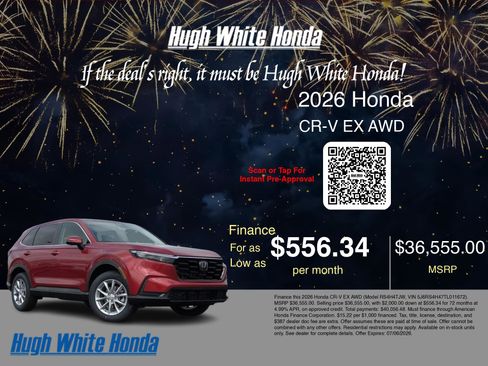 New 2026 Honda CR-V EX image 7