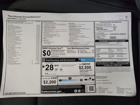 New 2026 BMW X1 xDrive28i image 14