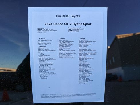 Used 2024 Honda CR-V Sport image 45