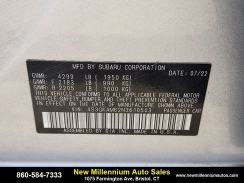 Used 2022 Subaru Impreza 2.0i Sport image 31