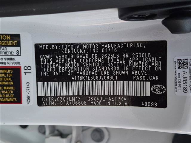 Used 2016 Toyota Avalon Limited w/ Toyota Safety Sense Package FWD image 23