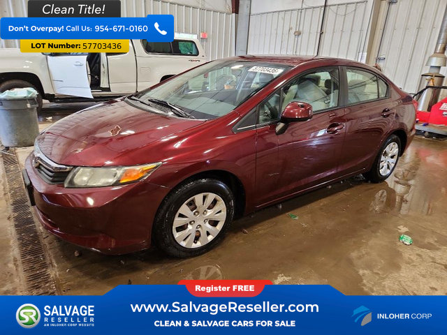 Used 2012 Honda Civic LX image 1