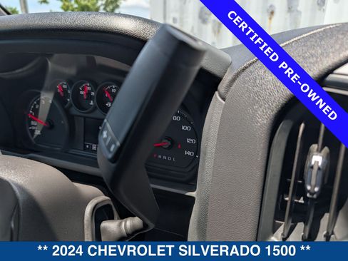 Used 2024 Chevrolet Silverado 1500 Custom w/ Turbomax Blackout Package AWD/4WD image 32
