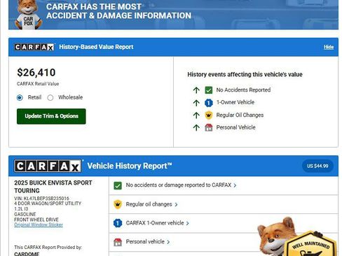 Used 2025 Buick Envista Sport Touring w/ Convenience I Package image 8