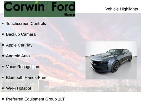 Used 2019 Chevrolet Camaro LT RWD image 8