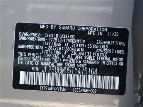 Certified 2026 Subaru Outback Wilderness AWD/4WD image 30