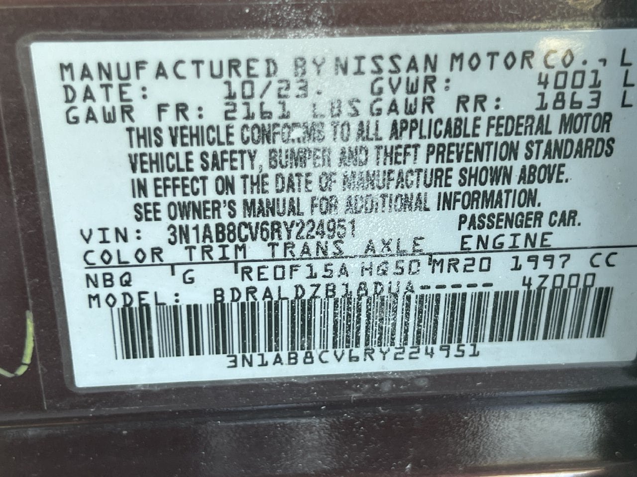 Used 2024 Nissan Sentra SV FWD image 10