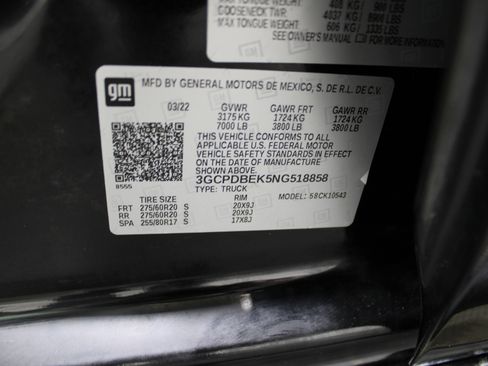 Used 2022 Chevrolet Silverado 1500 Custom image 38