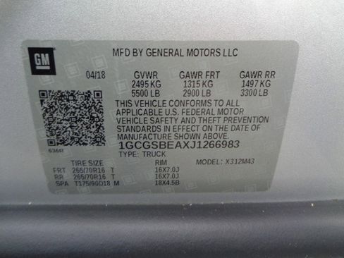 Used 2018 Chevrolet Colorado W/T w/ WT Convenience Package image 22