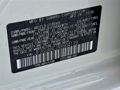 Used 2024 Subaru Crosstrek 2.0i w/ Crosstrek Mirror Package image 27