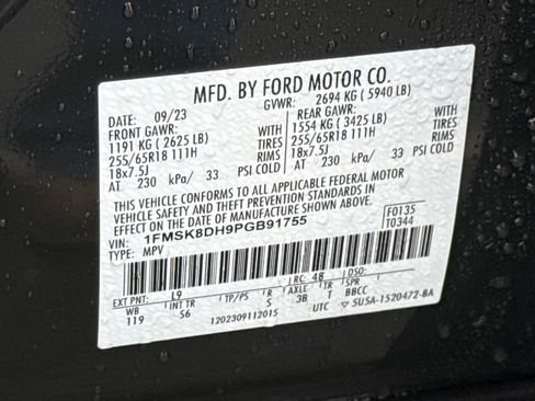 Used 2023 Ford Explorer XLT w/ Equipment Group 202A image 31
