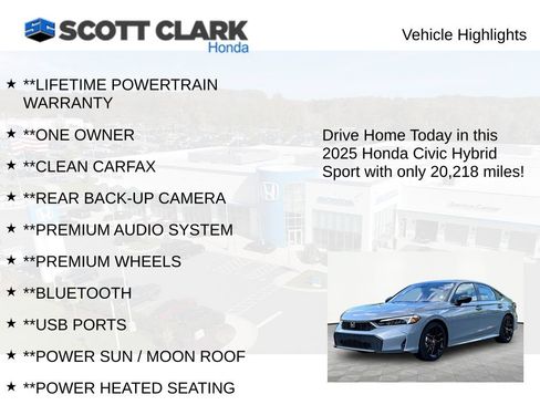 Used 2025 Honda Civic Sport image 11