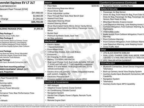 Used 2024 Chevrolet Equinox EV LT w/ LPO, Trailering Package image 6